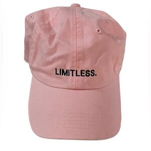 Pink “LIMITLESS.” Dad Hat – Richardson 324 – Adjustable – Great Condition